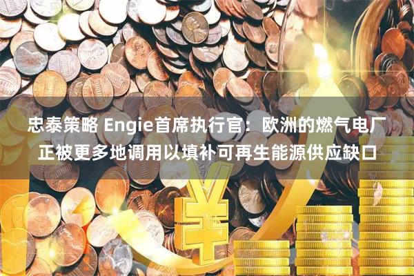 忠泰策略 Engie首席执行官：欧洲的燃气电厂正被更多地调用以填补可再生能源供应缺口